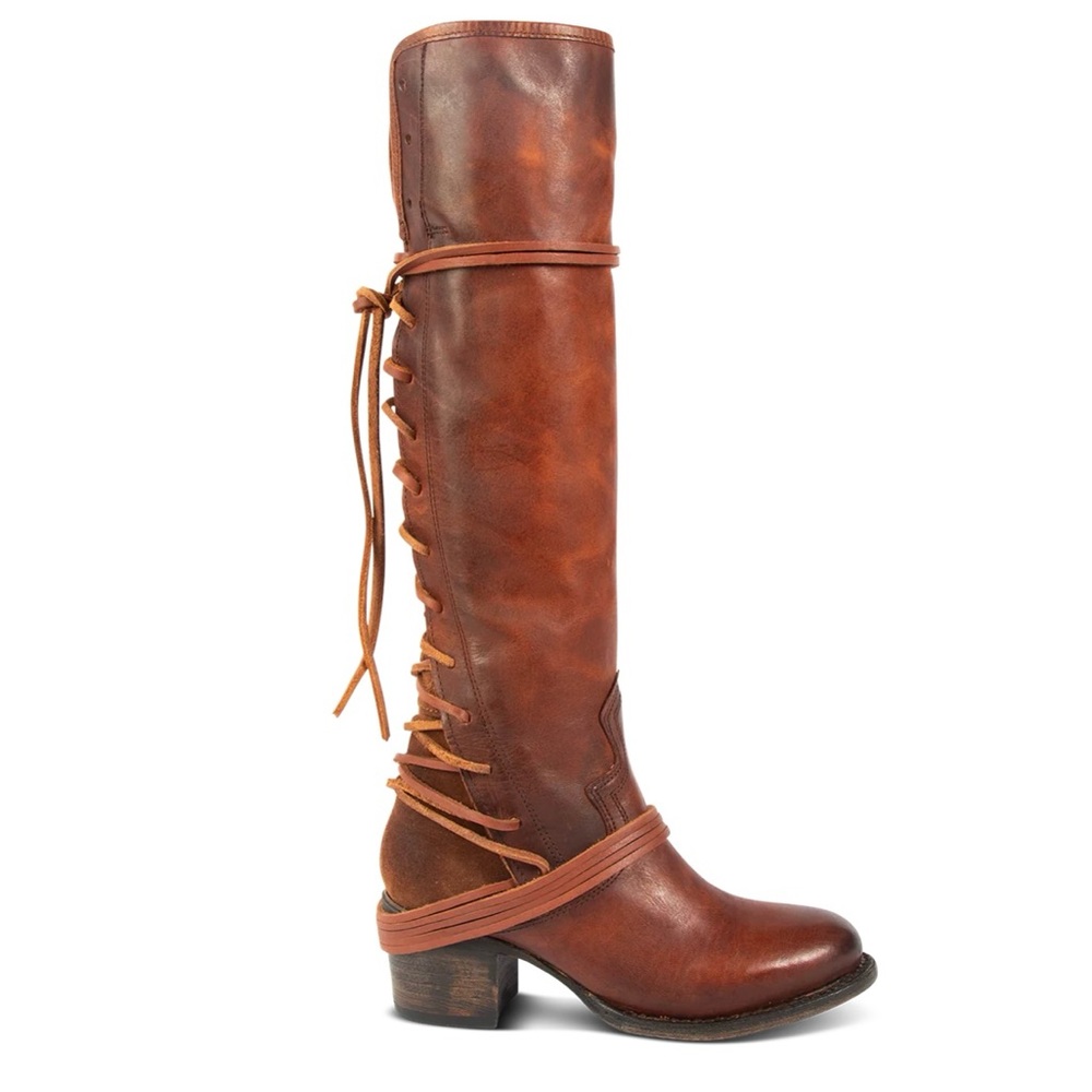 Freebird by Steven Cognac Over the Knee Boots